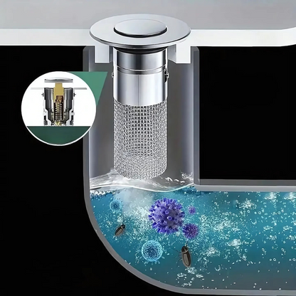 CleanFlow – Filtre de Vidange Anti-Bouchons