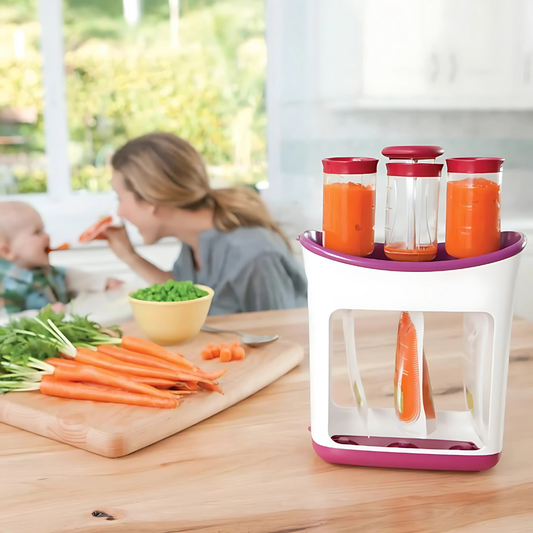 Gourde’Miam – Kit Maison Repas Bébé (10 gourdes incluses)