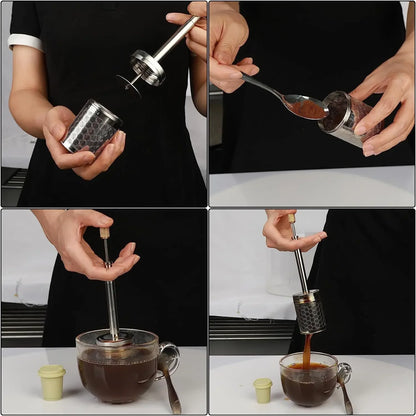 Pressinox – L’Infuseur à Café Nomade en Acier Inoxydable