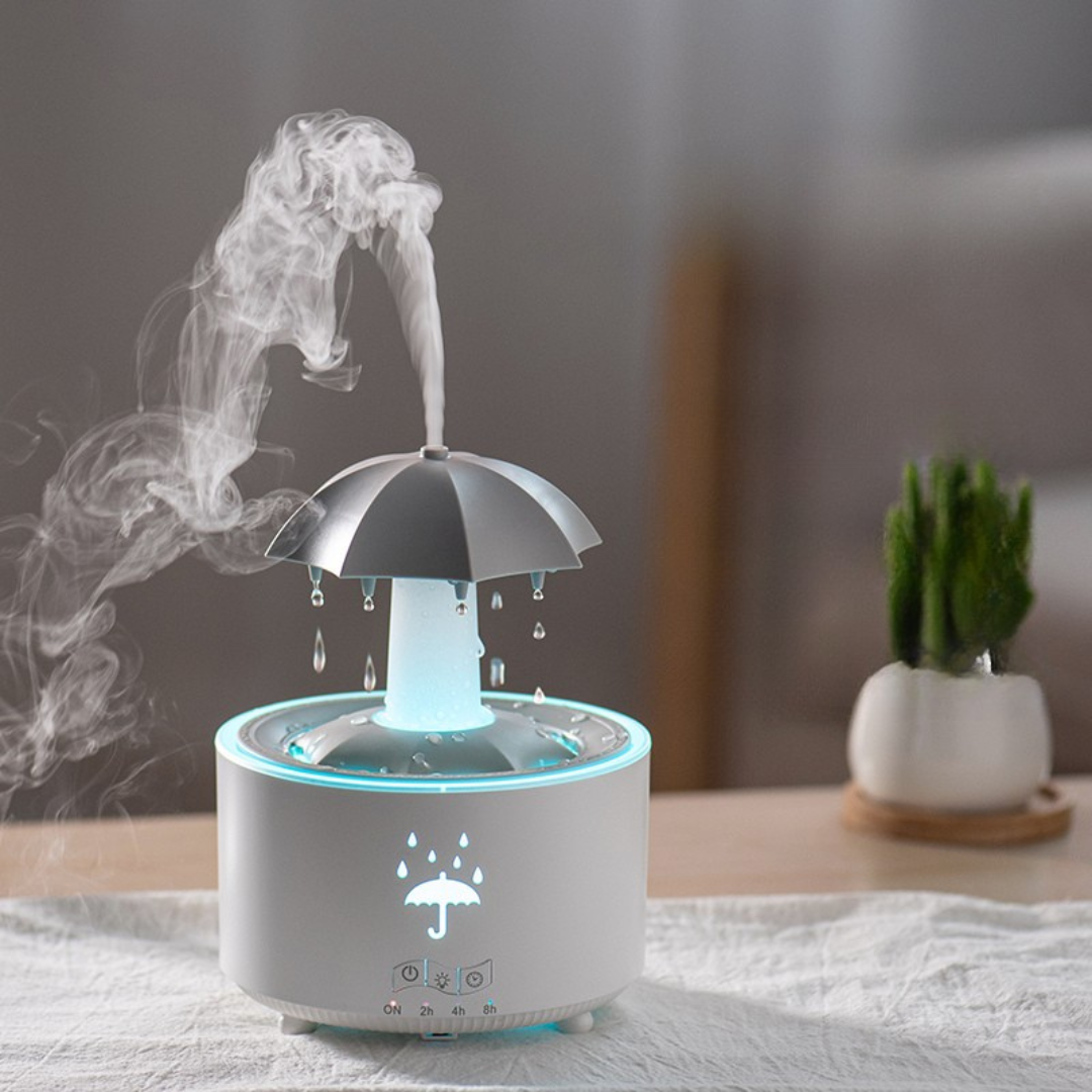 Nuage d'Harmonie - Diffuseur d’Arômes et Humidificateur avec Éclairage LED