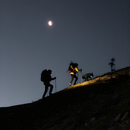 VisionPro - Lampe frontale LED rechargeable avec faisceau panoramique 230°