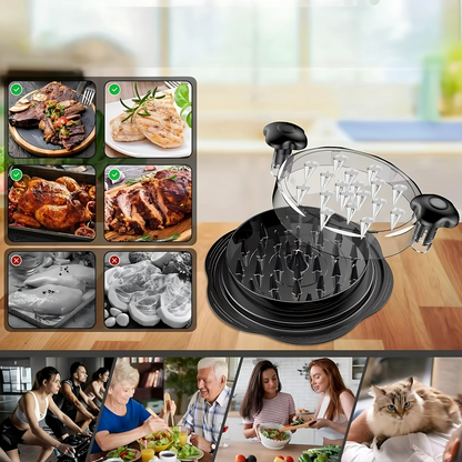 MeatTwist – Déchiqueteur de Viande Manuel Ergonomique