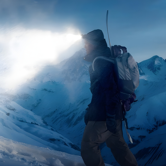 VisionPro - Lampe frontale LED rechargeable avec faisceau panoramique 230°