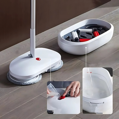 SpinClean – Balai Électrique Auto-nettoyant