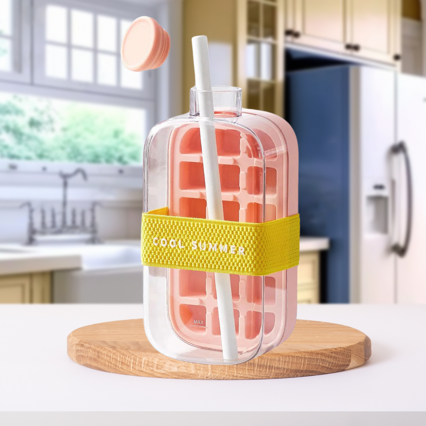 IcePop – Bouteille à Glaçons 2-en-1