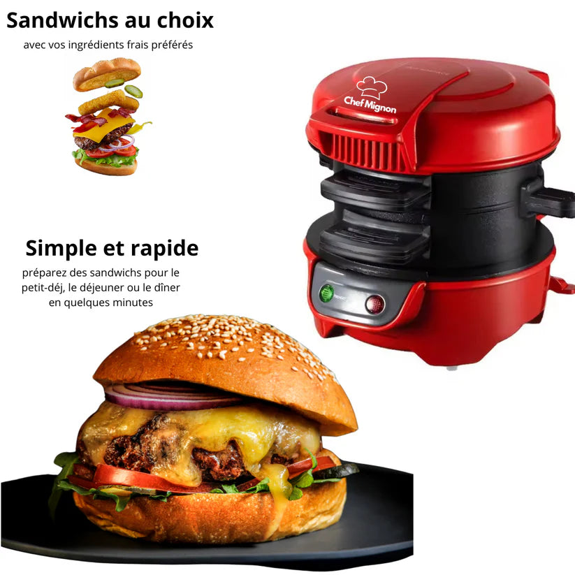 Presse à Burger Manuelle Multifonction