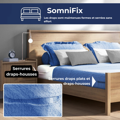 SomniFix- Dormez paisiblement sans refaire votre lit chaque matin