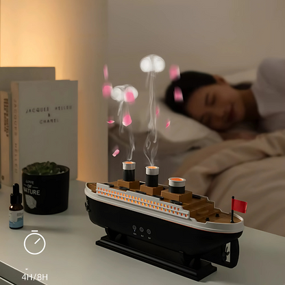 Diffuseur & Humidificateur Titanic – Brume Aromatique en Voile