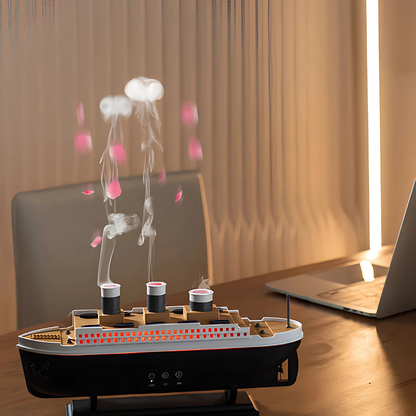 Diffuseur & Humidificateur Titanic – Brume Aromatique en Voile