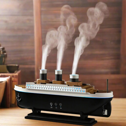 Diffuseur & Humidificateur Titanic – Brume Aromatique en Voile