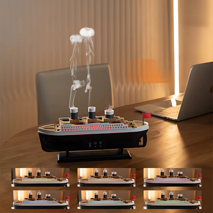 Diffuseur & Humidificateur Titanic – Brume Aromatique en Voile