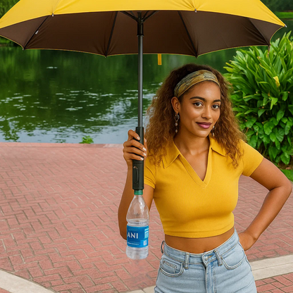 SunChill – Parapluie Rafraîchissant avec Ventilateur et Brumisateur