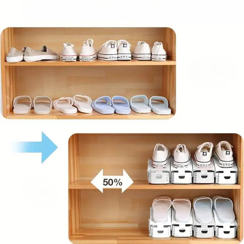 Organisateur de Chaussures Double Stack