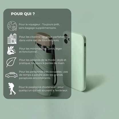 Parapluie Compact – Votre Arme Secrète Contre la Pluie