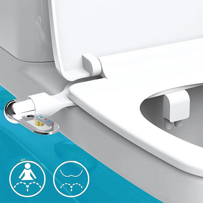 AquaFlush – Bidet Ultra-Minimaliste à Double Buse