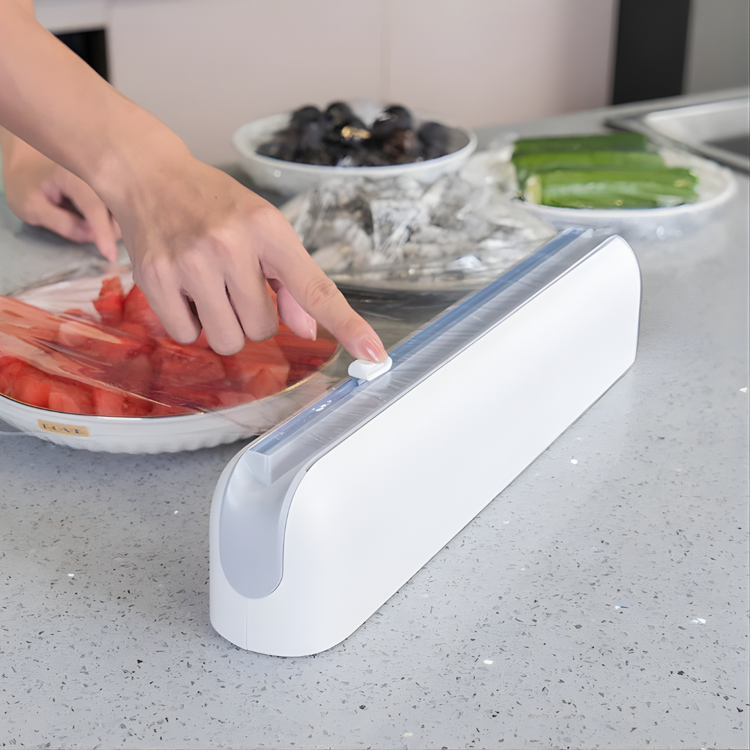 MagnetiCut – Distributeur Magnétique 3-en-1 pour Film Alimentaire, Aluminium et Papier Cuisson