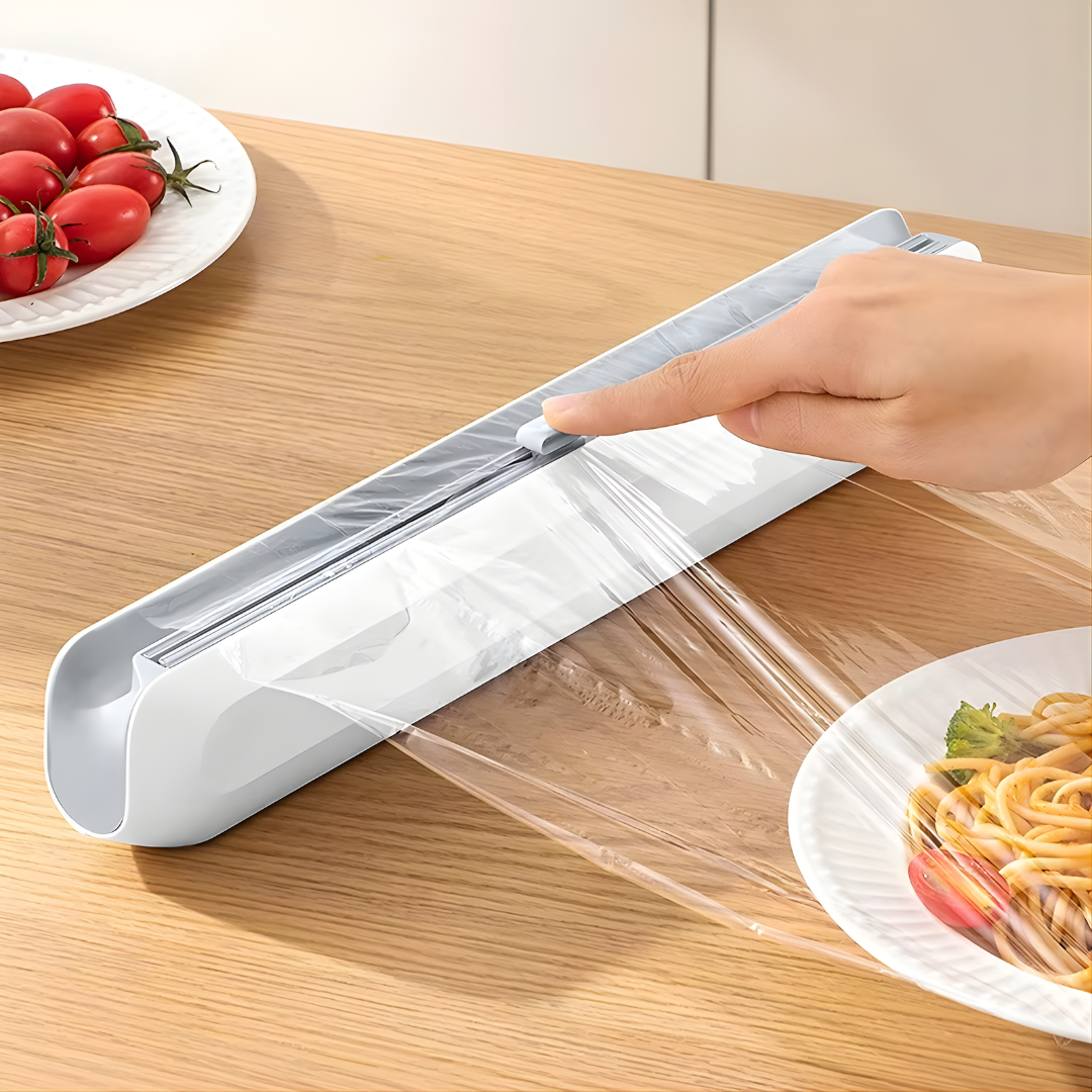 MagnetiCut – Distributeur Magnétique 3-en-1 pour Film Alimentaire, Aluminium et Papier Cuisson