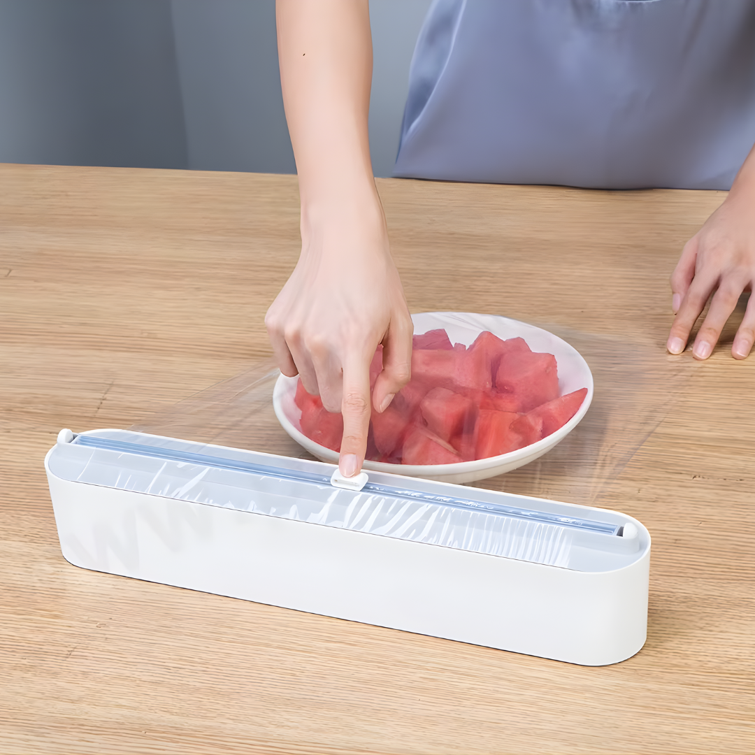 MagnetiCut – Distributeur Magnétique 3-en-1 pour Film Alimentaire, Aluminium et Papier Cuisson