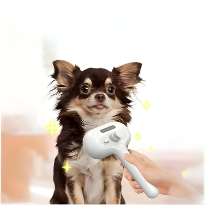 SteamPaw – Brosse Vapeur 3-en-1 pour un Toilettage Doux et Sain