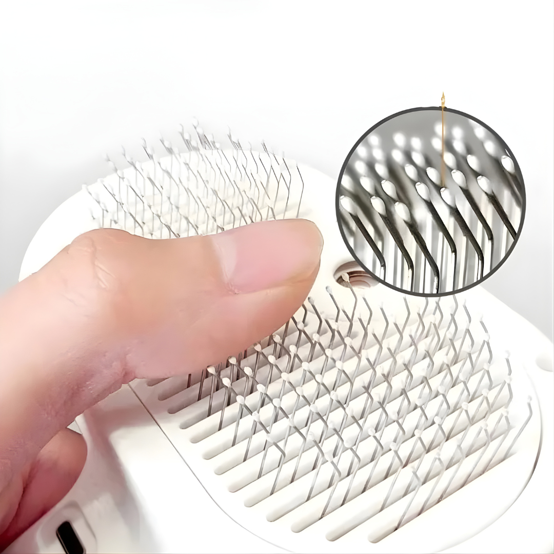 SteamPaw – Brosse Vapeur 3-en-1 pour un Toilettage Doux et Sain