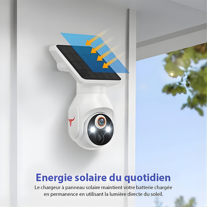 Caméra de Surveillance Solaire – Sécurité Intelligente Sans Fil