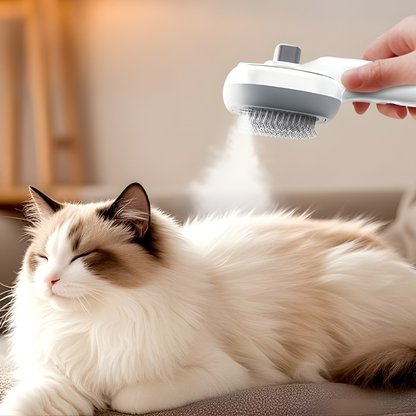 SteamPaw – Brosse Vapeur 3-en-1 pour un Toilettage Doux et Sain