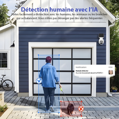 Caméra de Surveillance Solaire – Sécurité Intelligente Sans Fil