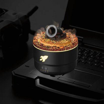 PureVolcan – Humidificateur & Diffuseur LED Effet Lave