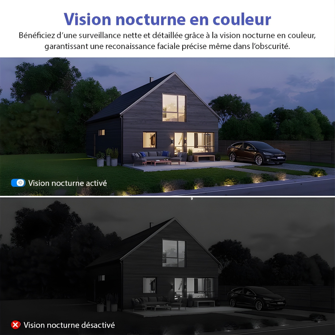 Caméra de Surveillance Solaire – Sécurité Intelligente Sans Fil