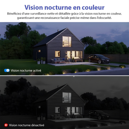 Caméra de Surveillance Solaire – Sécurité Intelligente Sans Fil