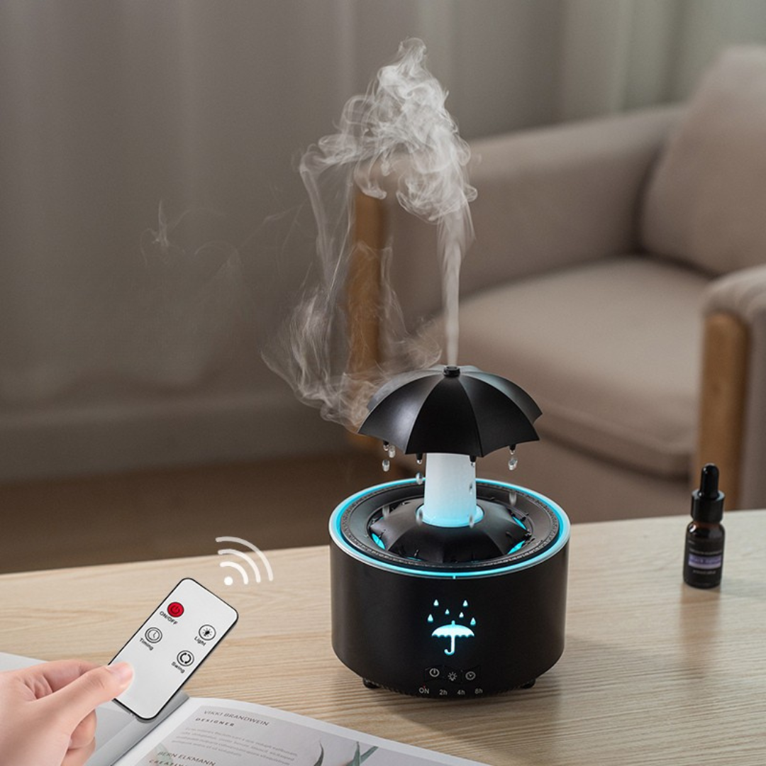 Nuage d'Harmonie - Diffuseur d’Arômes et Humidificateur avec Éclairage LED