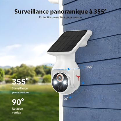 Caméra de Surveillance Solaire – Sécurité Intelligente Sans Fil