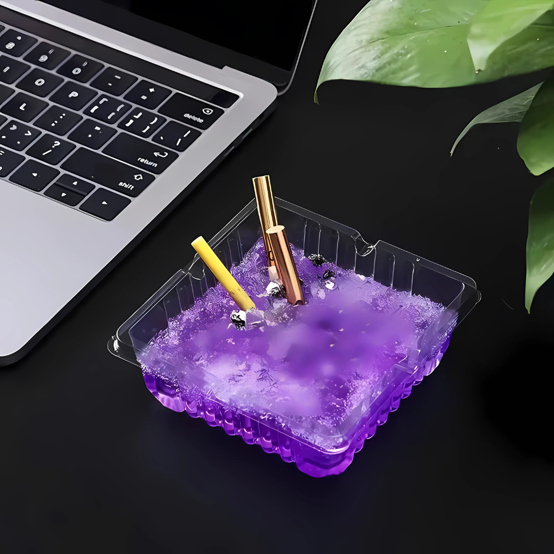 AshBlock – Cendrier Jetable avec Gel Absorbant Anti-Odeur ( 40 pcs )