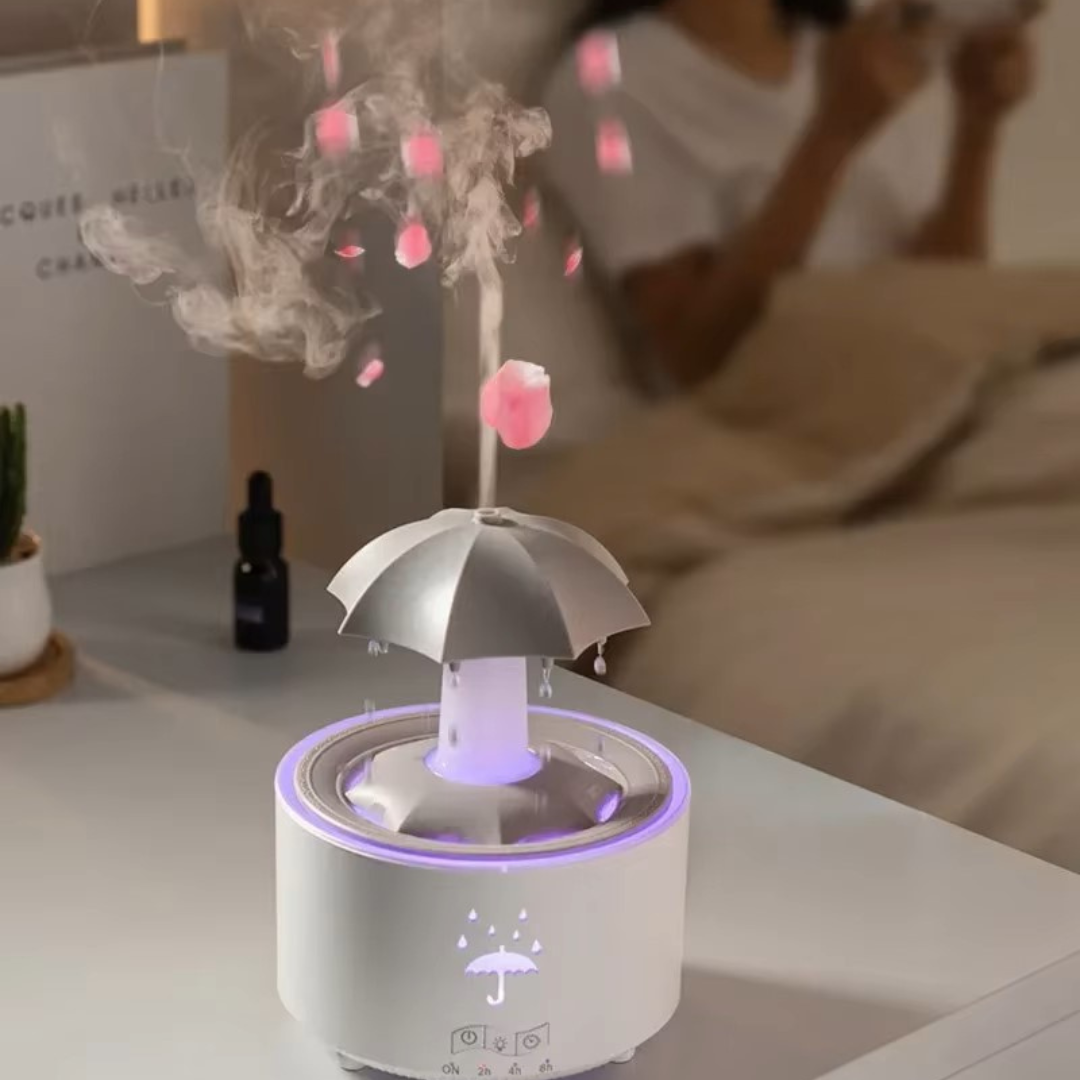 Nuage d'Harmonie - Diffuseur d’Arômes et Humidificateur avec Éclairage LED