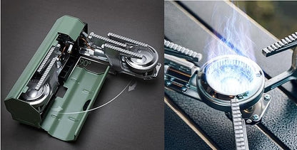 Réchaud à Gaz Compact et Pliable – L'Essentiel des Aventures en Plein Air