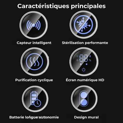 Désinfecteur de Brosse à Dents UV - Stérilisation Efficace Sans Contact