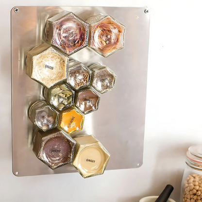 Épiceluxe – Pots à Épices Magnétiques ( 10 pcs )