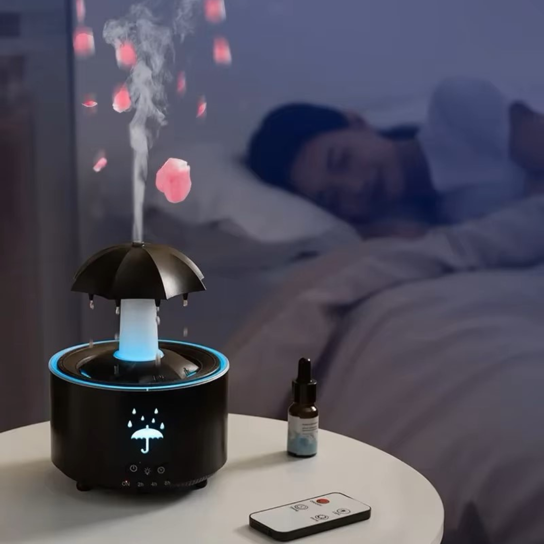 Nuage d'Harmonie - Diffuseur d’Arômes et Humidificateur avec Éclairage LED