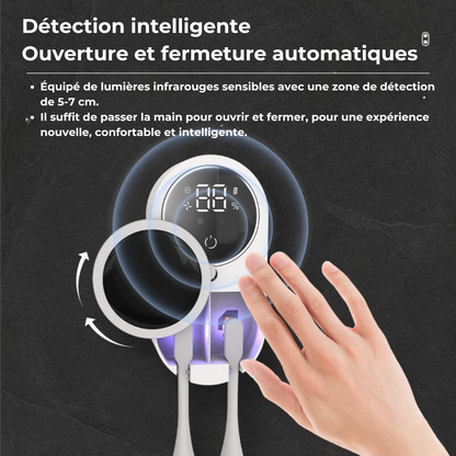 Désinfecteur de Brosse à Dents UV - Stérilisation Efficace Sans Contact