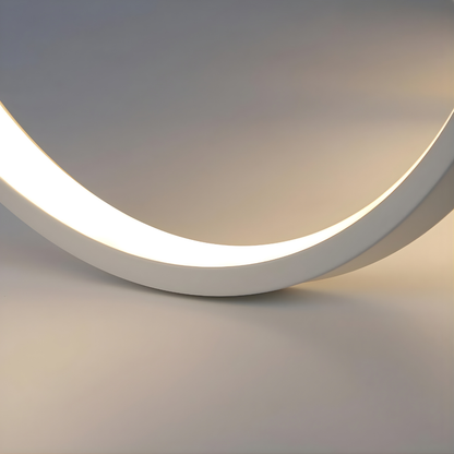 Lampe de table LED en spirale