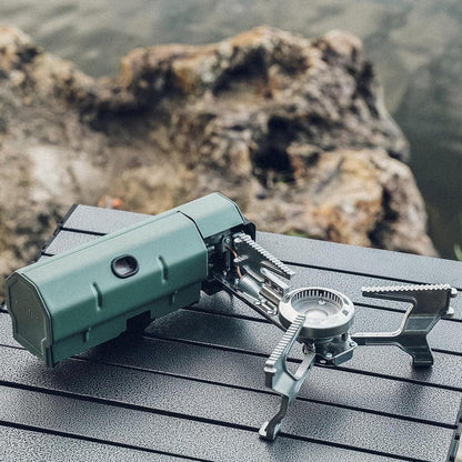 Réchaud à Gaz Compact et Pliable – L'Essentiel des Aventures en Plein Air