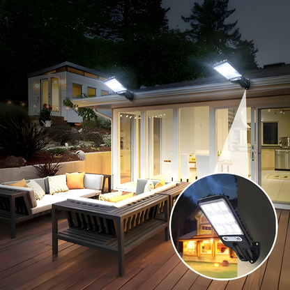 SolarBeam – Lampe Solaire LED à Détection Intelligente