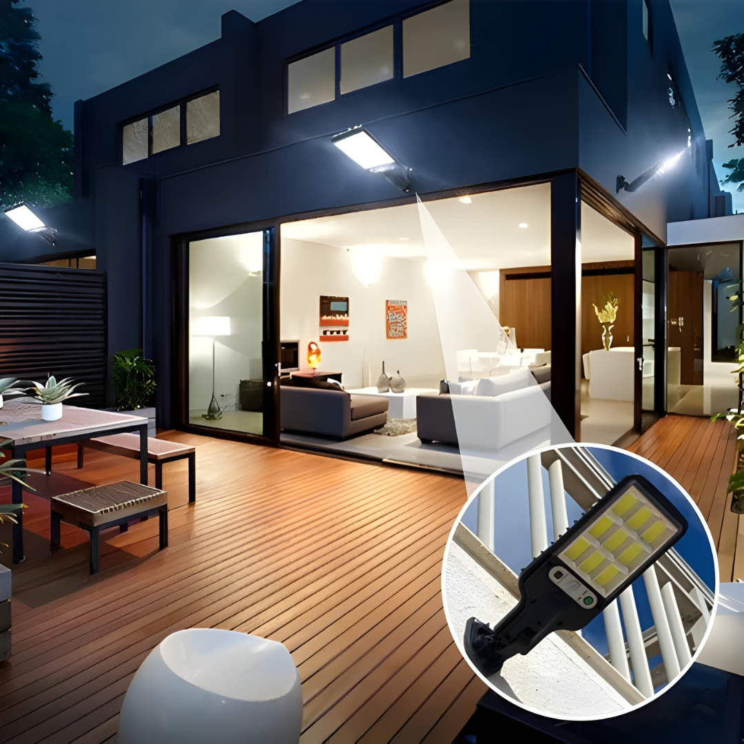 SolarBeam – Lampe Solaire LED à Détection Intelligente