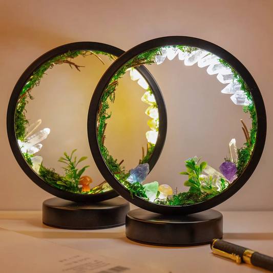EnchantedRing  –  Lampe Cristal Botanique