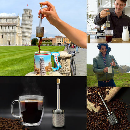 Pressinox – L’Infuseur à Café Nomade en Acier Inoxydable