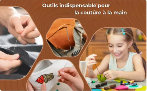 Etui à Aiguilles de Couture Magiques pour Enfilage Immédiat sans Tracas (30 par Etui)