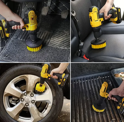 Kit de Brosses de Nettoyage Ultra-Efficaces pour Perceuse - PowerScrub