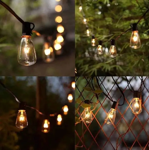 Étoiles Scintillantes - Guirlandes Lumineuses Solaires