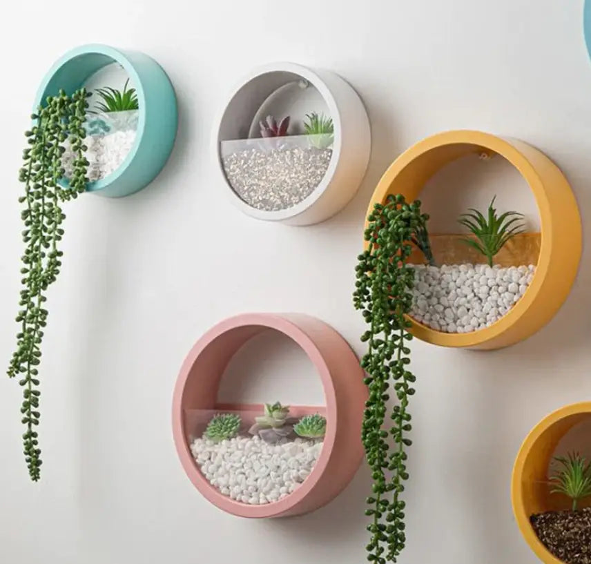 Pot de Fleurs Mural Élégant