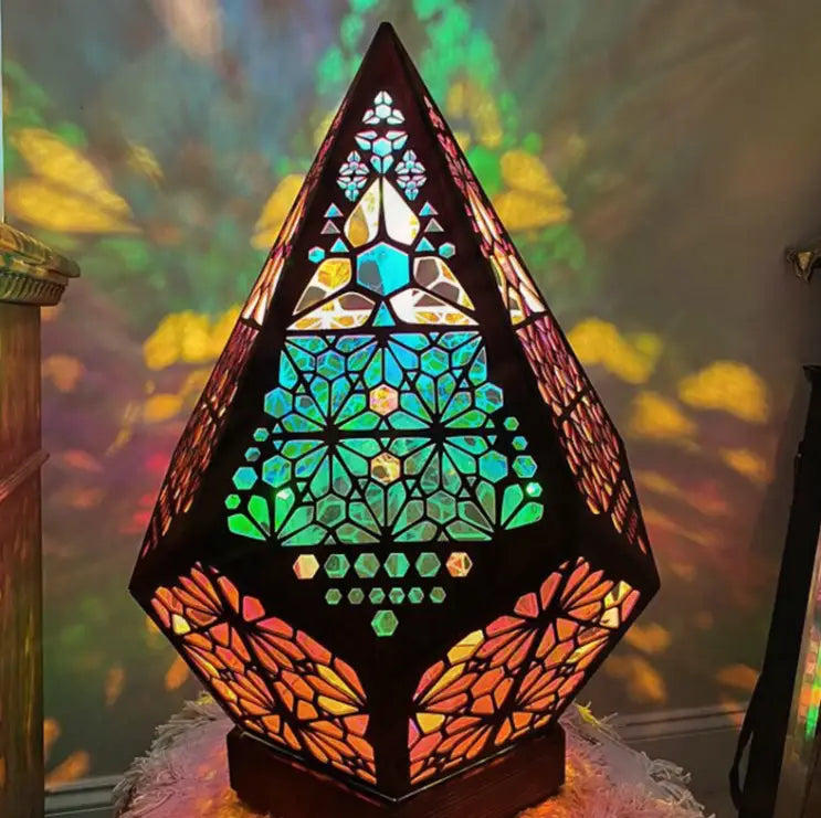 Lampe Trippy Kaléidoscope